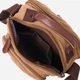 Сумка планшет через плечо мужская Vintage leather-22236 Коричневая - изображение 6