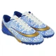 Сороконожки футбольные Zelart 222-1 размер 38 White-Blue-Gold - изображение 3