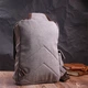 Сумка слинг через плечо мужская тканевая Vintage leather-22442 Серая - изображение 8