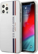 Панель U.S. Polo Assn Tricolor Collection для Apple iPhone 12 Pro Max White (3700740487228) - зображення 1