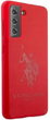 Панель U.S. Polo Assn Silicone On Tone для Samsung Galaxy S21 Red (3700740497081) - зображення 1