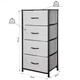 Комод побутовий LUMINARIA PERFECT GRAY 4B (органайзер для зберігання речей та одягу) - изображение 3