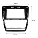 Перехідна рамка 10.1" Lesko Black для автомобіля Skoda Octavia 2004-2014р. F-6502 - зображення 6