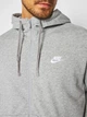 Толстовка на молнии мужская Nike M Nsw Club Hoodie Fz Ft BV2648-063 XL Светло-серая (193147704037) - изображение 5