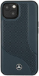 Etui Mercedes Leather Perforated Area do Apple iPhone 13 Navy (3666339020866) - obraz 1