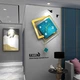 Часы настенные дизайнерские с маятником DIAMOND JT20114 / 40x53см бирюзовый 4018193 - изображение 6