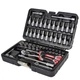 Набор торцевых головок с трещоткой 1/4″ 46 предметов Vitals Master (29-56-186167) - изображение 1