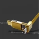 Кабель Remax RC-070th Gplex Lightning - micro USB + USB Type-C (F/M), 1 м, Gold (483913) - зображення 2
