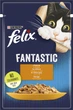 Влажный корм Purina Felix Fantastic для взрослых котов кусочки в желе с курицей 78шт*85г - изображение 1