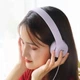 Дротові накладні наушники HOCO W21 Graceful Charm Wire Control Headphones Purple - изображение 3