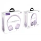 Дротові накладні наушники HOCO W21 Graceful Charm Wire Control Headphones Purple - изображение 8