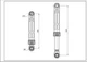 Амортизатор бака для стиральной машины 120N Gorenje 111818 - изображение 2