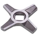 Нож для мясорубки Zelmer ZMMA025X (A861009) 10003882 D=47mm s=5mm Отверстие=9x9mm NR5 (двухсторонний) - изображение 1
