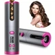 Плойка авто-бігуді для завивки волосся бездротовий Ramindong Hair curler. Колір: сірий - зображення 5