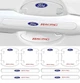 Защитные накладки под/на ручки дверей авто от царапин с логотипом FORD 8шт - изображение 1