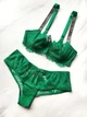 Комплект женского кружевного белья Victoria's Secret Зеленый (А-827 А-834 80C/M) - изображение 2