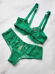 Комплект женского кружевного белья Victoria's Secret Зеленый (А-827 А-834 80C/M) - изображение 3