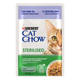 Влажный корм Purina Cat Chow для стерилизованных взрослых котов, кусочки в желе ягненок с зеленой фасолью 78шт*85г - изображение 6
