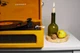 Вініловий програвач Crosley Voyager Yellow Velvet з Bluetooth, грамофон з вбудованими колонками для вінілових дисків - зображення 4