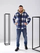Чоловіча тепла куртка-сорочка Lenato "Point" 48-50 Cиній - изображение 1