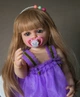 Кукла Реборн Reborn 55 см Илона силиконовая NPK DOLL - изображение 3