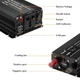 Инвертор FOVAL 1500W, Преобразователь напряжения с 12 в 220 V Чистая, правильная синусоида - изображение 3