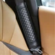 Подушки для ременя безпеки з екошкіри 2 шт набір Anmone чорні. - зображення 4