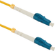 Patchcord światłowodowy Qoltec LC/UPC - LC/UPC Singlemode 9/125 G652D Simplex 5 m Żółty (5901878543277) - obraz 1