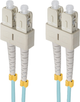 Patchcord światłowodowy Qoltec SC/UPC - SC/UPC Multimode 50/125 OM4 Duplex 5 m Niebieski (5901878543550) - obraz 2