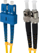 Patchcord światłowodowy Qoltec SC/UPC - ST/UPC Singlemode 9/125 G652D Duplex 3 m Żółty (5901878540610) - obraz 2