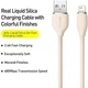 Кабель Baseus Jelly Liquid Silica Gel Fast Charging Data Cable USB to Lightning 2.4A 1.2m CAGD000004 Pink - зображення 3