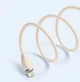 Кабель Baseus Jelly Liquid Silica Gel Fast Charging Data Cable USB to Lightning 2.4A 1.2m CAGD000004 Pink - зображення 4
