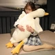 Плюшевая игрушка подушка My Kigu Гусь Антистресс Мягкая Белая 125 см (9010) - изображение 2