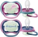Пустушка Philips AVENT Ultra Air Нічна 6-18 міс для дівчаток 2 шт (SCF376/14) - зображення 1