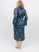 Халат жіночий Cyberjammies Fawn 9826 14/L Синій з принтом (5051877464810) - зображення 3