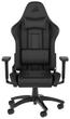 Крісло геймерське Corsair TC-100 Relaxed Leatherette Black (CF-9010050-WW) - зображення 1