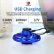 Летающий спиннер бумеранг Fly с LED подсветкой Летающая тарелка Ufo Синий Tesimai Boomerang Interactive Stunt Ufo (X003JH5EIP) - изображение 4