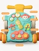 Каталка ходунки для детей 3 в 1 Толокар Игровой центр Sobebear Бирюзовый - изображение 3