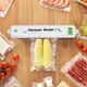 Вакуумный упаковщик аппарат для вакуумной упаковки вакууматор бытовой автоматический для длительного хранения продуктов пакеты для вакууматора - изображение 1