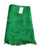 Пляжное полотенце Maison Dor Miami Green хлопок 100-200 см зеленый - изображение 2