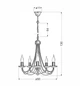 Люстра Candellux 35-69170 MUZA - зображення 4