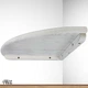 Полиця радіусна конусна Wood Wedge 25х25х2,5 см Білий - зображення 2