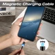 Кабель Магнітний Для Зарядки Телефона Смартфона 3в1 Magnetic MicroUSB+Type-C+Lightning 1м|3A| Чорний - зображення 7