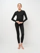 Комплект термобелья женский демисезонный Helly Hansen Comfort Light Set 48675-990 XL Черный (7040054405249) - изображение 2