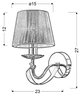 Бра Candellux DIVA 1х40 Е14 (21-55040) - изображение 3