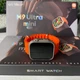 Смарт-часы Smart Watch M9 Ultra Mini 41mm укр меню с функцией звонка Титановый титановый с оранжевым - изображение 1