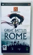 The History Channel: Great Battles of Rome, Б/У, английская версия - UMD-диск для PSP - изображение 1