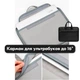 Сумка для ноутбука BOONA LUX 16"-17" серая - изображение 5