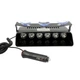 Стробоскоп на лобовое стекло LED S9 R/B 12V от прикуривателя красно-синий - изображение 2