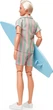 Кукла Кен Барби Раян Гослинг в роли Кена с доской для серфинга Barbie The Movie Ken Beach Doll with Surfboard (HPJ97) - изображение 3